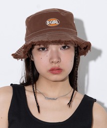 X-girl | OVAL LOGO BUCKET HAT(ハット)