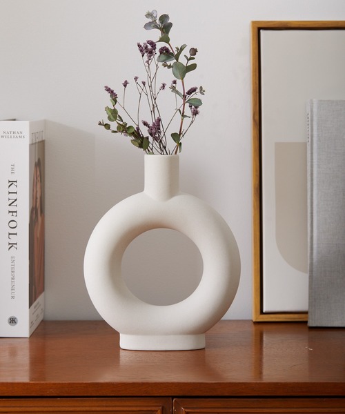 陶器フラワーベース 花瓶（フラワーベース）｜lala Born（ララボーン