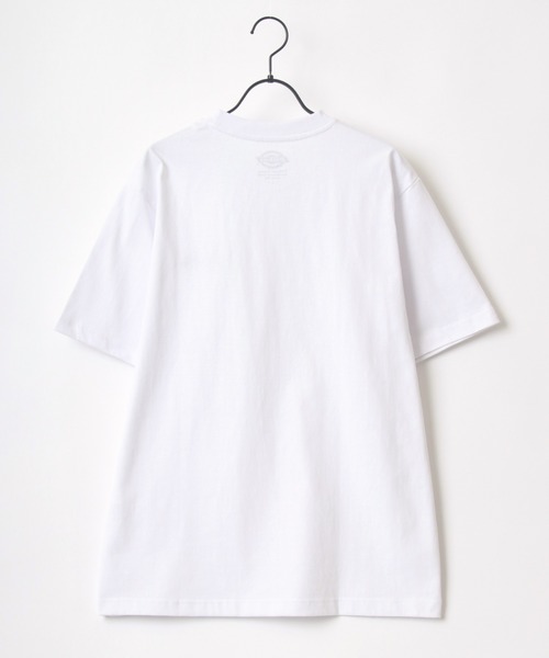 Dickies(ディッキーズ)の「Dickies/ディッキーズ オーバーサイズ カレッジ ミニロゴワッペン ワンポイント刺繍 半袖Tシャツ/レディース メンズ(Tシャツ/カットソー・メンズ・ホワイト/ブラック/ダークグリーン/サックスブルー/オートミール/スミクロ・M/L/XL)」の19枚目の写真