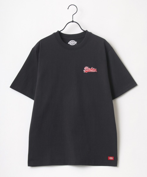 Dickies(ディッキーズ)の「Dickies/ディッキーズ オーバーサイズ カレッジ ミニロゴワッペン ワンポイント刺繍 半袖Tシャツ/レディース メンズ(Tシャツ/カットソー・メンズ・ホワイト/ブラック/ダークグリーン/サックスブルー/オートミール/スミクロ・M/L/XL)」の15枚目の写真