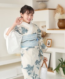utatane（ウタタネ）の「選べる浴衣4点セット 片袖＆衿コットンレース 