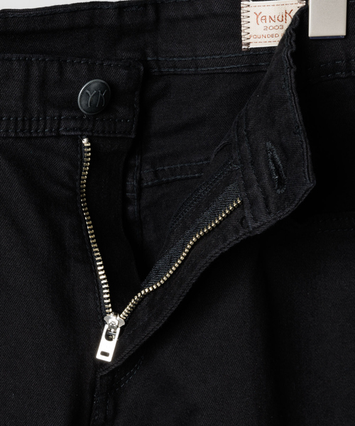 YANUK VINCENT II ブラックデニム MEN'S】YANUK[ヤヌーク] VINCENTⅡ #BLK ブラックデニム 572030