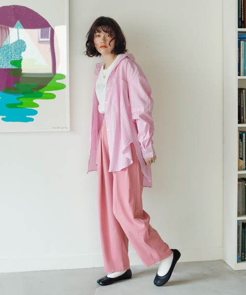 Birthday room（バースデイルーム）の「刺繍ロゴTシャツ（Tシャツ/カットソー・レディース・ホワイト/ピンク/ブルー・FREE）」の13枚目の写真