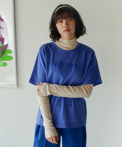 Birthday room（バースデイルーム）の「刺繍ロゴTシャツ（Tシャツ/カットソー・レディース・ホワイト/ピンク/ブルー・FREE）」の15枚目の写真