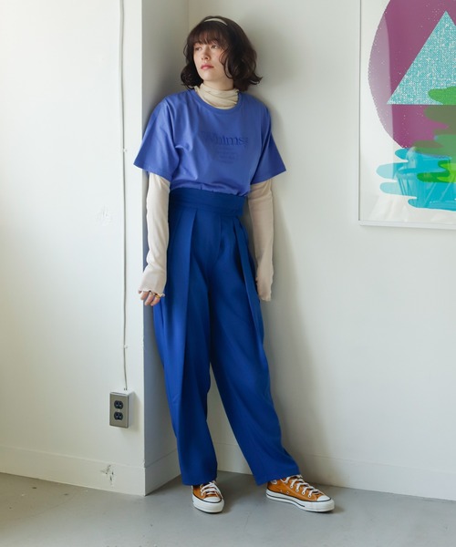 Birthday room（バースデイルーム）の「刺繍ロゴTシャツ（Tシャツ/カットソー・レディース・ホワイト/ピンク/ブルー・FREE）」の21枚目の写真