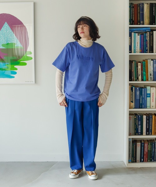 Birthday room（バースデイルーム）の「刺繍ロゴTシャツ（Tシャツ/カットソー・レディース・ホワイト/ピンク/ブルー・FREE）」の22枚目の写真