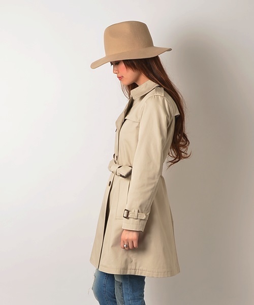 Khaju（カージュ）の「Khaju:ライナートレンチコート□（トレンチコート・レディース・ベージュ/ネイビー/ライトベージュ・38/36）」の7枚目の写真