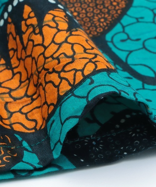 チチカカ（チチカカ）の「Shanti Shanti アフリカンプリントラップスカート【WEB限定】（スカート・レディース・ターコイズブルー/レッド/パープル・FREE）」の19枚目の写真