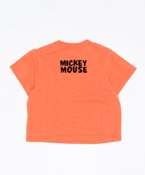 Disney（ディズニー）の「【Disney】ミッキーマウス/半袖Ｔシャツ（80～150cm）（Tシャツ/カットソー・キッズ・オレンジ/グリーン/オフホワイト/レッド・120/130/140/150/90/100/110/80/95）」の20枚目の写真