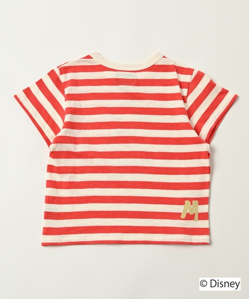 Disney（ディズニー）の「【Disney】ミッキーマウス/半袖Ｔシャツ（80～150cm）（Tシャツ/カットソー・キッズ・オレンジ/グリーン/オフホワイト/レッド・120/130/140/150/90/100/110/80/95）」の11枚目の写真