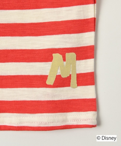 Disney（ディズニー）の「【Disney】ミッキーマウス/半袖Ｔシャツ（80～150cm）（Tシャツ/カットソー・キッズ・オレンジ/グリーン/オフホワイト/レッド・120/130/140/150/90/100/110/80/95）」の13枚目の写真