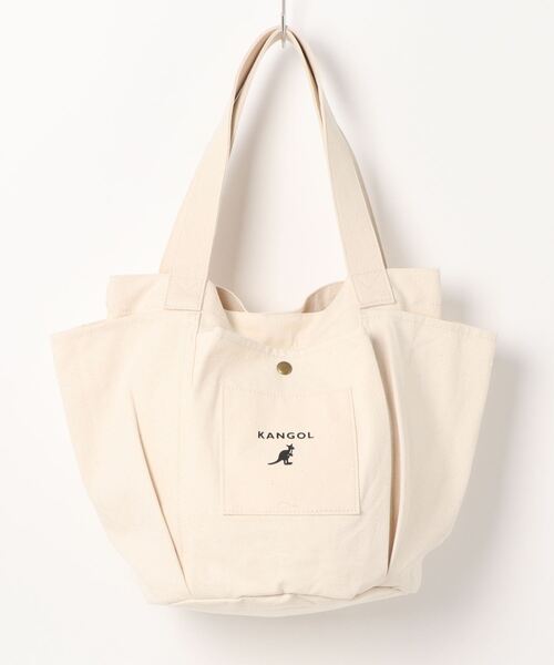 KANGOL(カンゴール)の「【KANGOL】 ガーデン トートバッグ(トートバッグ・メンズ・オフホワイト/ブラック/ベージュ・FREE)」の10枚目の写真