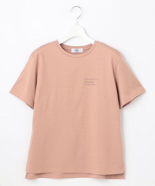J.PRESS(ジェイプレス)の「プリント ロゴ Tシャツ(Tシャツ/カットソー・レディース・ピンク系/ネイビー系1/ホワイト系/グレー系/ライトグリーン系・T15/T13)」の14枚目の写真