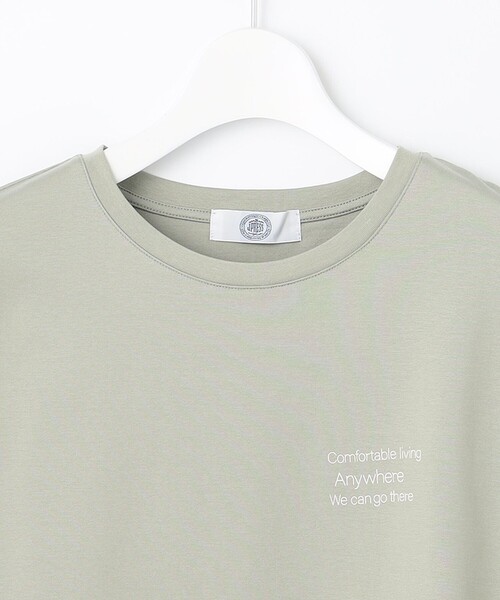 J.PRESS(ジェイプレス)の「プリント ロゴ Tシャツ(Tシャツ/カットソー・レディース・ピンク系/ネイビー系1/ホワイト系/グレー系/ライトグリーン系・T15/T13)」の18枚目の写真
