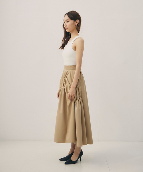 RANDEBOO（ランデブー）の「Cotton halter neck（タンクトップ・レディース・ホワイト/ブラック・FREE）」の13枚目の写真