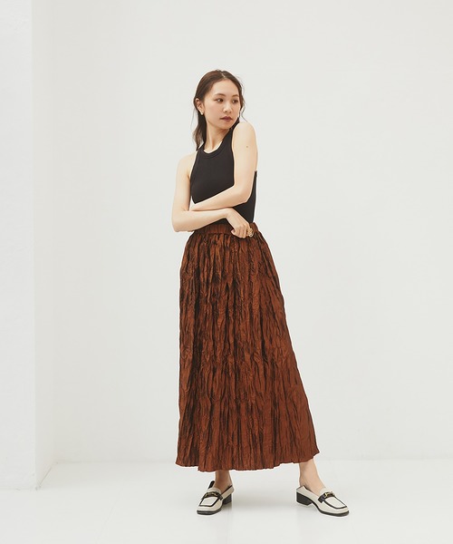 RANDEBOO（ランデブー）の「Cotton halter neck（タンクトップ・レディース・ホワイト/ブラック・FREE）」の17枚目の写真