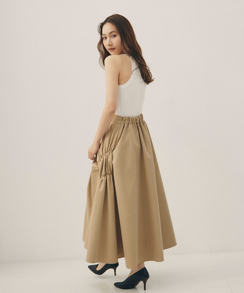 RANDEBOO（ランデブー）の「Cotton halter neck（タンクトップ・レディース・ホワイト/ブラック・FREE）」の11枚目の写真