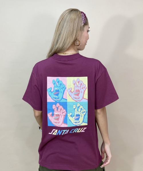 SANTA CRUZ(サンタクルーズ)の「【ムラサキスポーツ別注】SANTACRUZ/サンタクルーズ ビッグシルエット/オーバーサイズ/バックプリントTシャツ 502222432(Tシャツ/カットソー・レディース・レッド/ホワイト/ブルー・XL/L/M)」の3枚目の写真