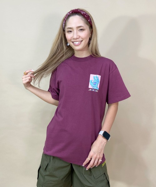 SANTA CRUZ(サンタクルーズ)の「【ムラサキスポーツ別注】SANTACRUZ/サンタクルーズ ビッグシルエット/オーバーサイズ/バックプリントTシャツ 502222432(Tシャツ/カットソー・レディース・レッド/ホワイト/ブルー・XL/L/M)」の9枚目の写真
