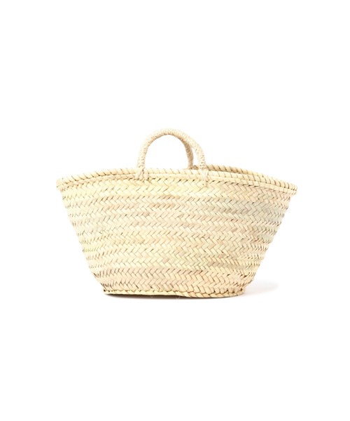 human woman（ヒューマンウーマン）の「マルシェカゴバッグ（かごバッグ・レディース・ベージュ・ﾌﾘ-）」の4枚目の写真