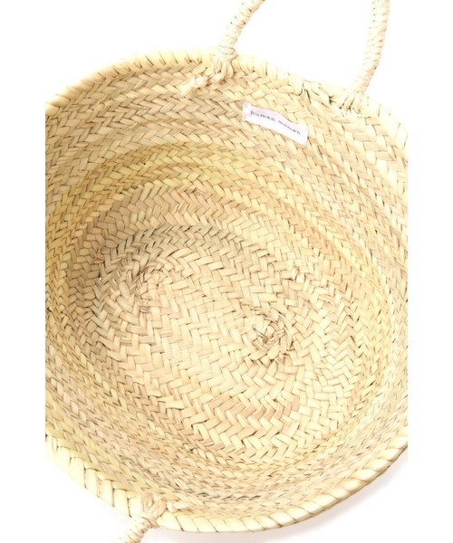 human woman（ヒューマンウーマン）の「マルシェカゴバッグ（かごバッグ・レディース・ベージュ・ﾌﾘ-）」の9枚目の写真