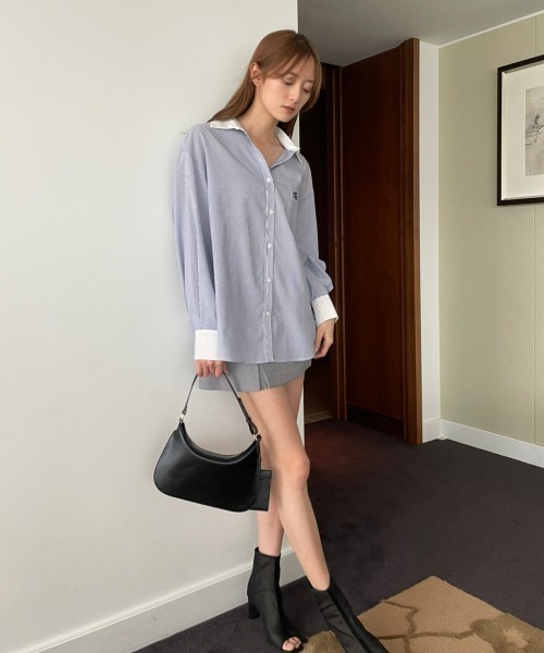 SNIDEL(スナイデル)の「ローウエストミニスカショ(その他パンツ・レディース・ブラック/ブラウン/グレー・1/0)」の6枚目の写真
