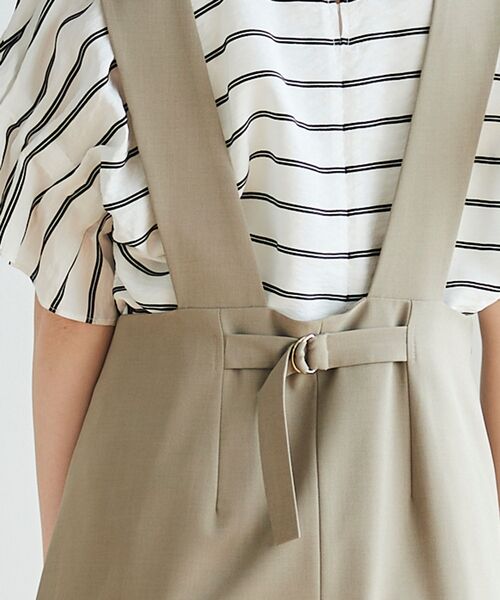 le.coeur blanc（ルクールブラン）の「ツイルストレッチ2WAYジャンパースカート（ジャンパースカート・レディース・モカ/ブラック・36/38）」の18枚目の写真