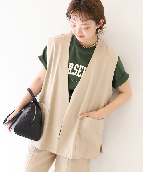 【新品】SLOBE IENA スローブイエナ リネンジレ SLOBE IENA（スローブイエナ）の「《追加3》リネンジレ（ベスト）」 - WEAR