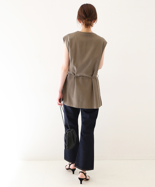SLOBE IENA（スローブイエナ）の「リネン混ジレ（ベスト）」 - WEAR
