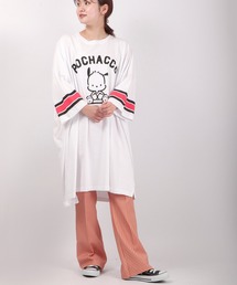 sanrio（サンリオ）の「sanrio サンリオキャラキングサイズTシャツワンピース/ルームウェア マイメロディ/ポチャッコ/タキシードサム/クロミ/ポムポムプリン/ハローキティ/ハンギョドン（ルームウェア/パジャマ）」