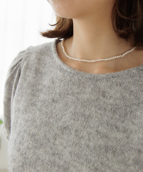flower（フラワー）の「ナチュラルパールネックレス（ネックレス・レディース・ホワイト・FREE）」の12枚目の写真