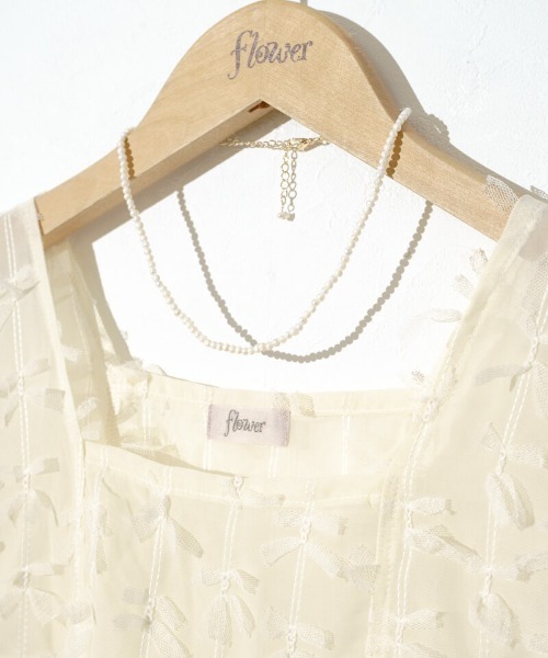 flower（フラワー）の「ナチュラルパールネックレス（ネックレス・レディース・ホワイト・FREE）」の7枚目の写真