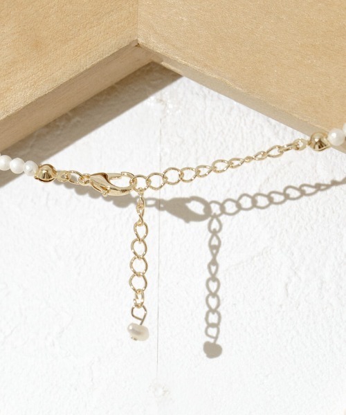 flower（フラワー）の「ナチュラルパールネックレス（ネックレス・レディース・ホワイト・FREE）」の6枚目の写真