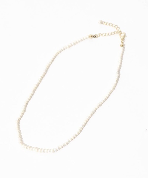 flower（フラワー）の「ナチュラルパールネックレス（ネックレス・レディース・ホワイト・FREE）」の4枚目の写真