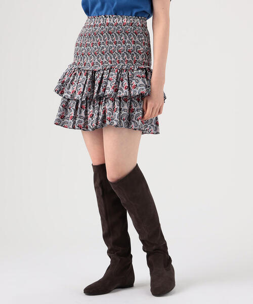 イザベルマラン　ティアード　スカート　プリント ISABEL MARANT（イザベルマラン）の「ISABEL MARANT ETOILE