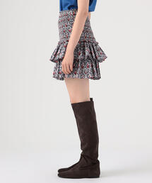 【Marant Etoile】 Hamlinプリントコットンミニスカート Hamlin printed cotton miniskirt in multicoloured - Marant