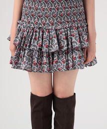 【Marant Etoile】 Hamlinプリントコットンミニスカート ISABEL MARANT(イザベルマラン)の「ISABEL MARANT ETOILE