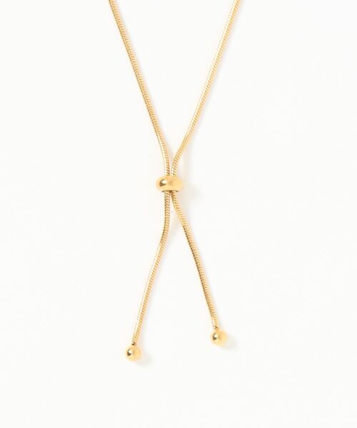 sowang（ソワン）の「【ステンレス】スライダーボウタイロングネックレス（ネックレス・レディース・シルバー/ゴールド/ピンク・FREE）」の11枚目の写真