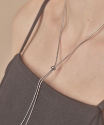 Outfitter lab（アウトフィッターラボ）の「【ステンレス】スライダーボウタイロングネックレス（ネックレス）」