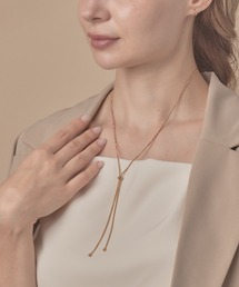 sowang（ソワン）の「【ステンレス】スライダーボウタイロングネックレス（ネックレス）」