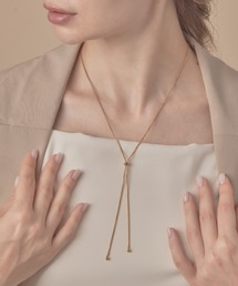 Outfitter lab（アウトフィッターラボ）の「【ステンレス】スライダーボウタイロングネックレス（ネックレス）」