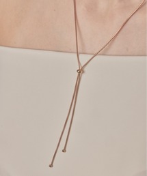 sowang（ソワン）の「【ステンレス】スライダーボウタイロングネックレス（ネックレス）」