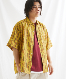 【GEOM PATTERN/ジオメパターン】ワイドシルエット 柄シャツ “総柄”