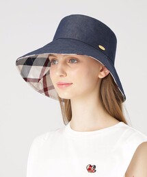 ブルーレーベルクレストブリッジ　リバーシブルハット　帽子　UVカット機能付き リバーシブルバケットハット（ハット/キャップ/グローブ）｜BLUE