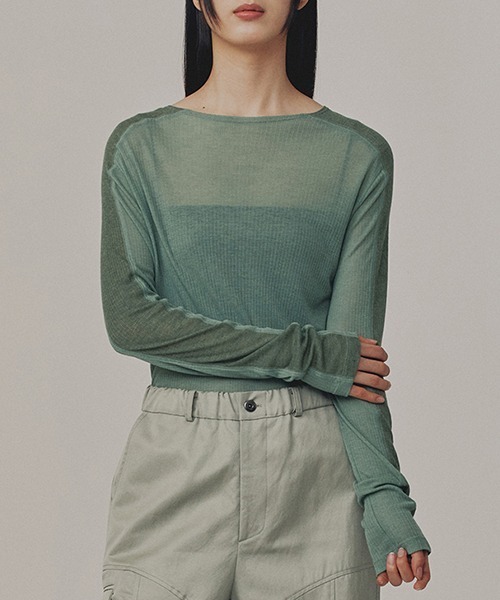 【Majournee】【2022SS】COLORATION LONG SLEEVES 22STO04