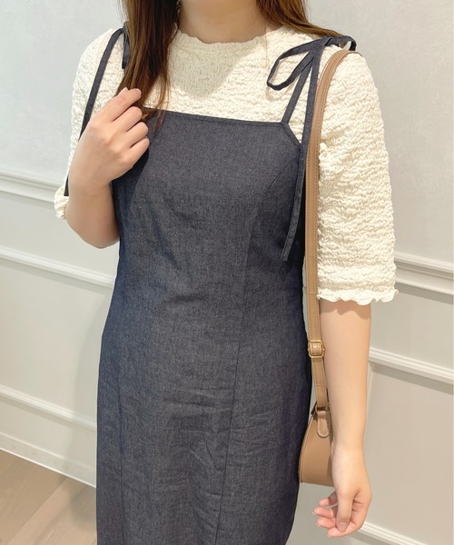apres jour(アプレジュール)の「ぽこぽこトップス【ZOZOTOWN限定アイテム】(Tシャツ/カットソー・レディース・オレンジ/アイボリー/グリーン・X-LARGE/フリー)」の4枚目の写真