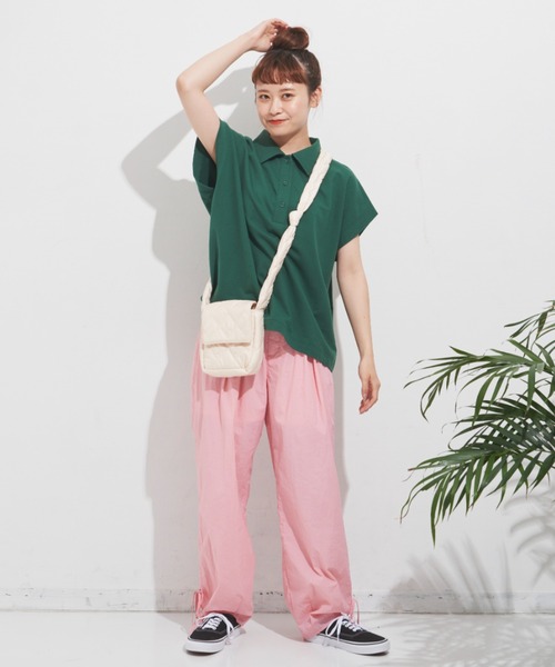 MERLOT（メルロー）の「サイドリボンナイロンパンツ（その他パンツ・レディース・ホワイト/ブラック/ピンク・FREE）」の19枚目の写真