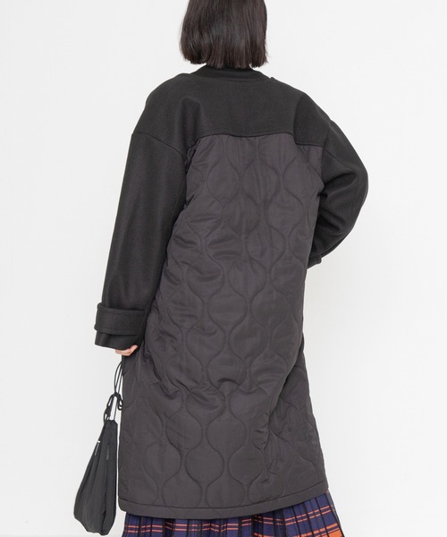 ✨レア✨極美品　アンダーアーマー　グランドコート　キルティング　ブラック　　L ✨レア✨極美品 アンダーアーマー グランドコート キルティング ブラック L