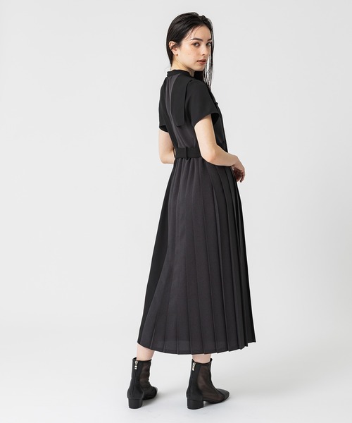 UNITED TOKYO(ユナイテッドトウキョウ)の「アンバランスカラーワンピース(ワンピース・レディース・インディゴブルー/ベージュ/ブラック・1/0)」の21枚目の写真