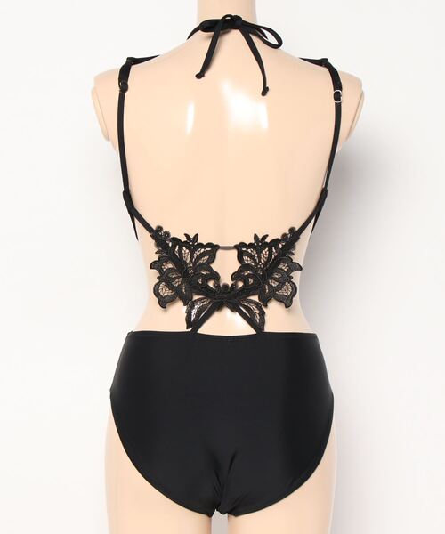 ANNEBRA（アンブラ）の「Sea Lily バックモチーフデザインワンピース